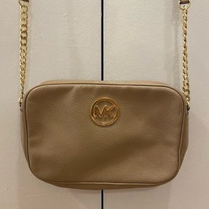 MK- Crossbody bag- Nude